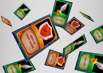 Jogo de cartas em equipe